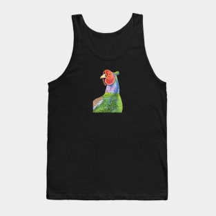 Green Pheasant Tank Top